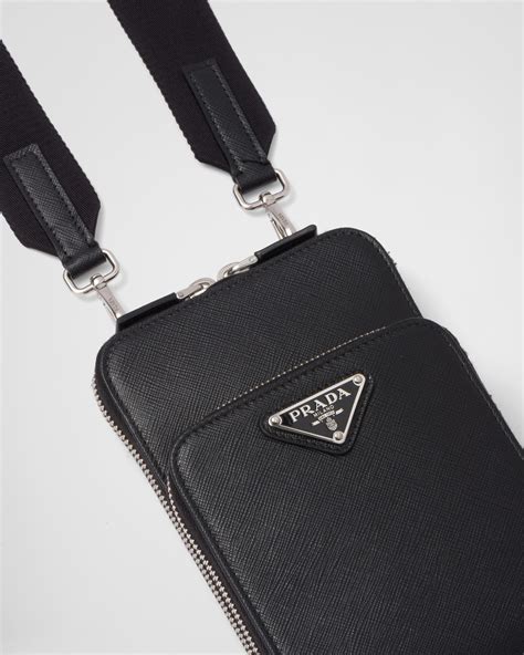 prada black phone case|Prada phone case crossbody.